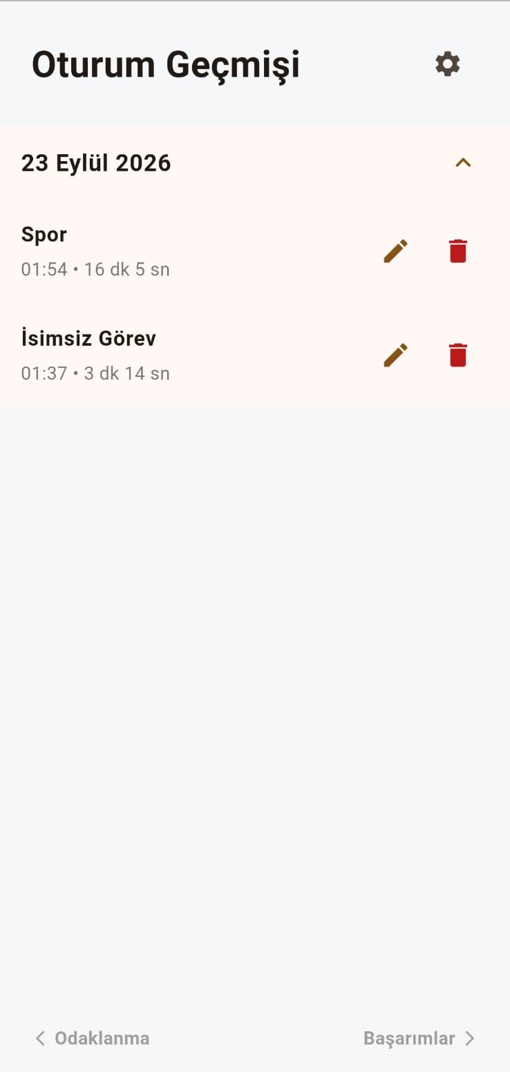 Geçmiş Ekranı